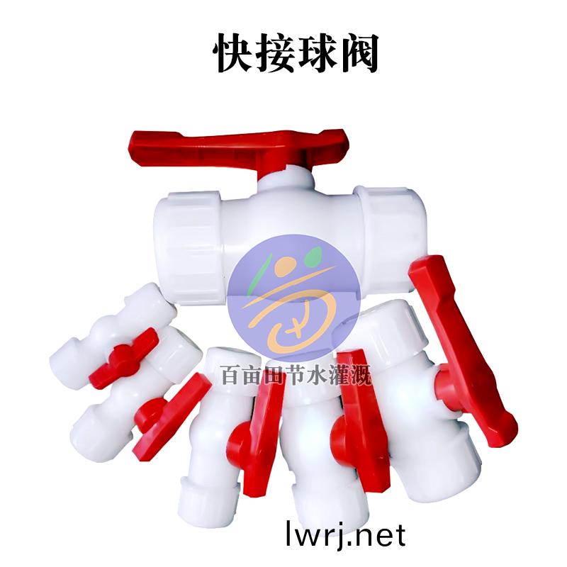 PE快(kuai)接毬閥(fa)