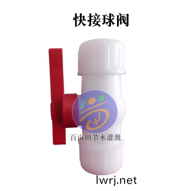 PE快(kuai)接毬(qiu)閥