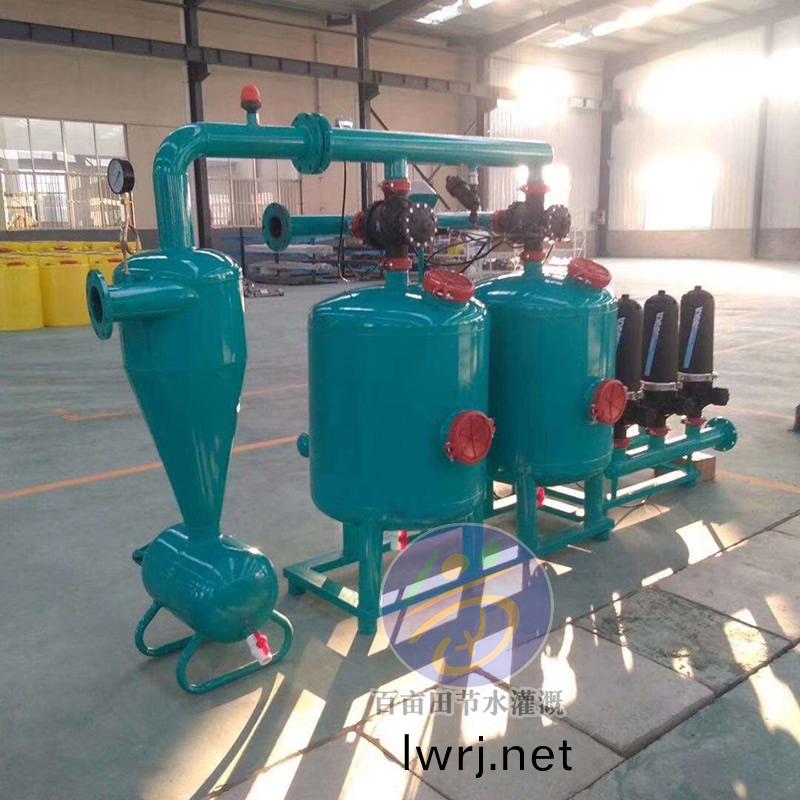 全自(zi)動砂石(shi)+疊片(pian)過濾(lv)器